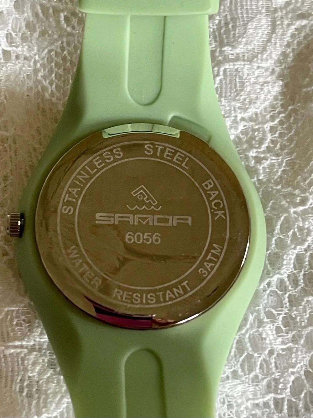 Green Silicone Watch